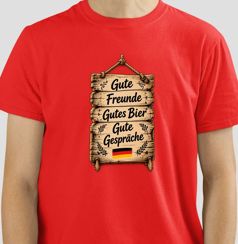 Gute Freunde, gutes Bier, gute Gespräche