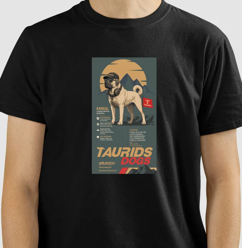 CAMISETA TAURIDS COLEÇÃO RAÇAS KANGAL