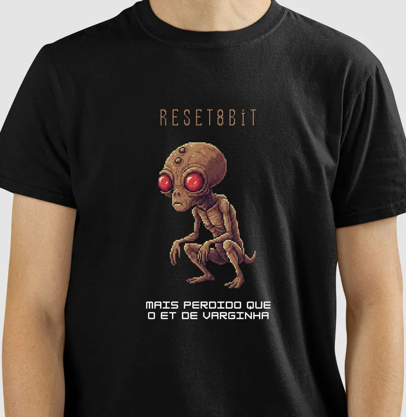 Camiseta ET de Varginha Reset8Bit