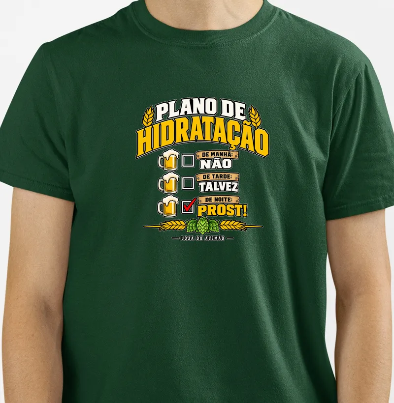 Plano de Hidratação — Prost - Camiseta