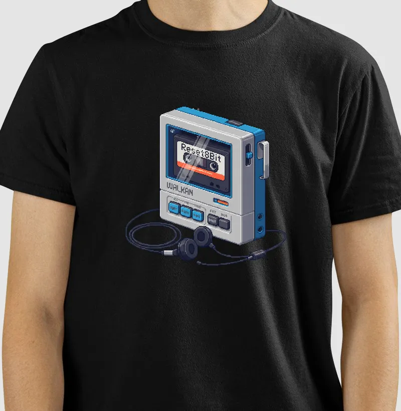 Camiseta Walkman Reset8Bit 