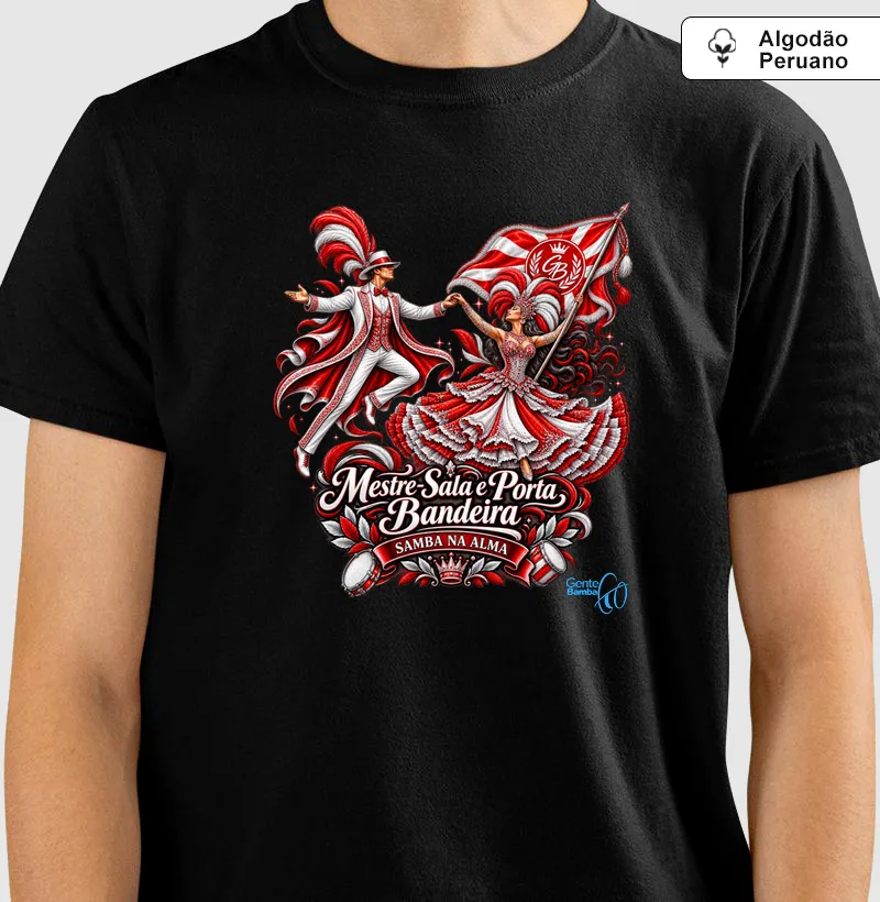 Gente Bamba - Porta bandeira vermelho e branco.