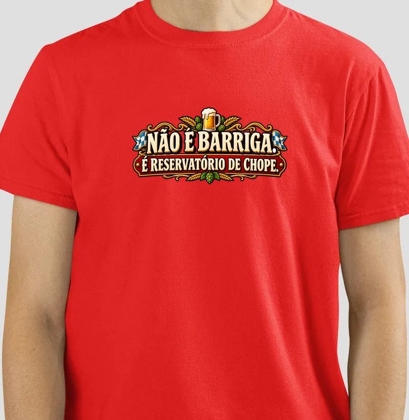 Não é barriga, é reservatório de chope