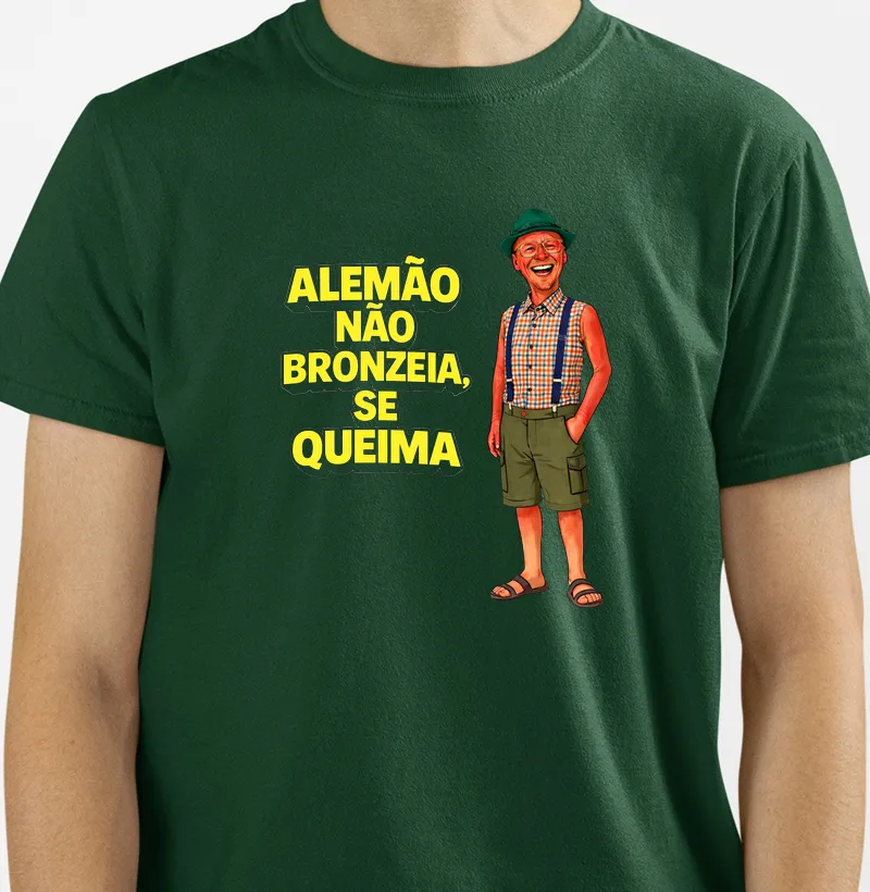 Alemão não bronzeia, se queima