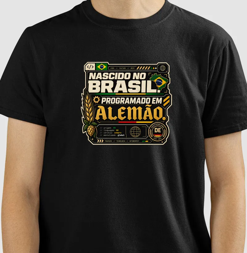 Nascido no Brasil, programado em alemão