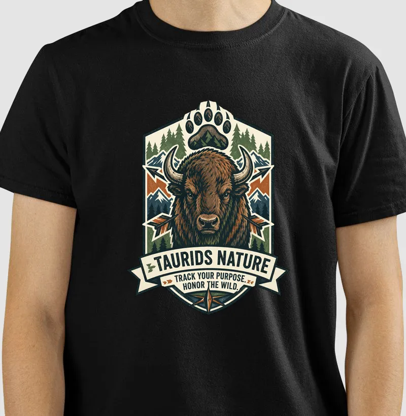 CAMISETA TAURIDS TRS NATURE BISON FRONT 