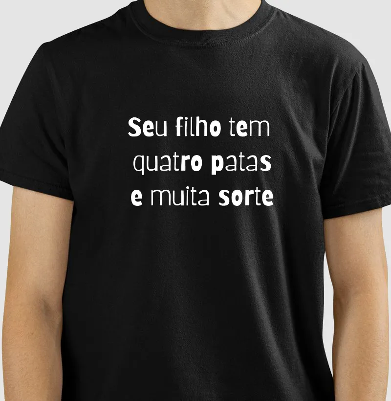 Seu filho tem 4 patas e muita sorte