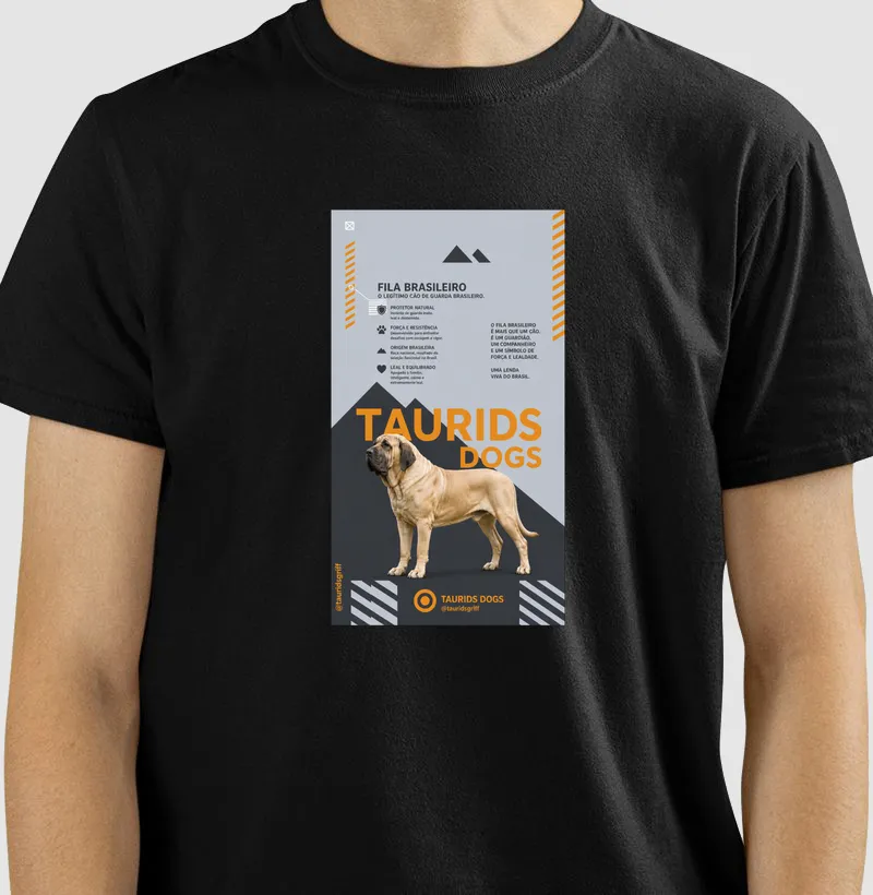 CAMISETA TAURIDS RAÇAS FILA BRASILEIRO 
