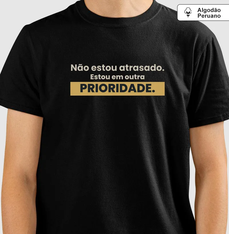 Ordem de grandeza - Camiseta Algodão Peruano