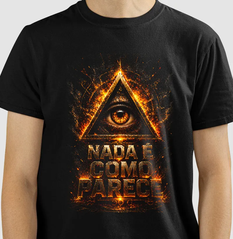 Camiseta Nada é como Parece