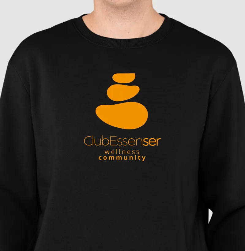 Moleton Classic logo grande laranja