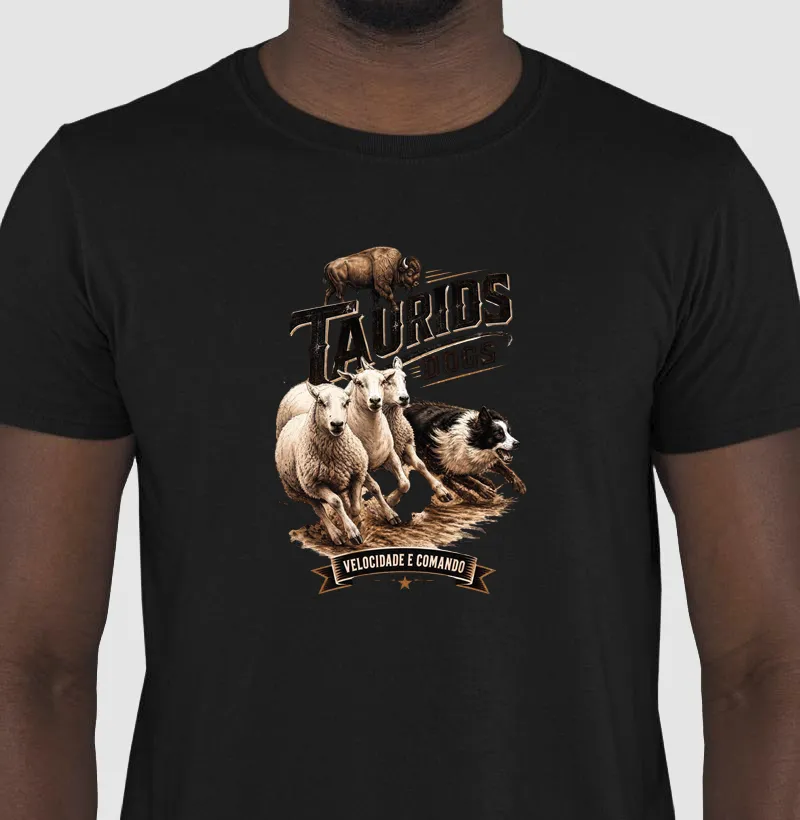 CAMISETA TAURIDS DOGS VELOCIADE E COMANDO 