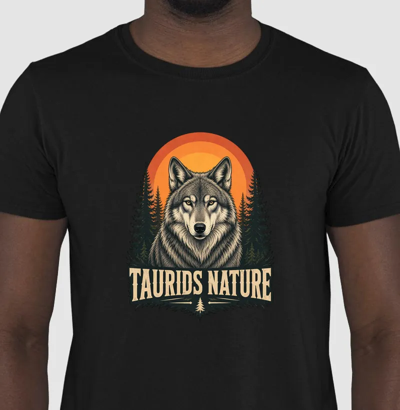 CAMISETA TAURIDS NATURE LOBO GIGANTE 