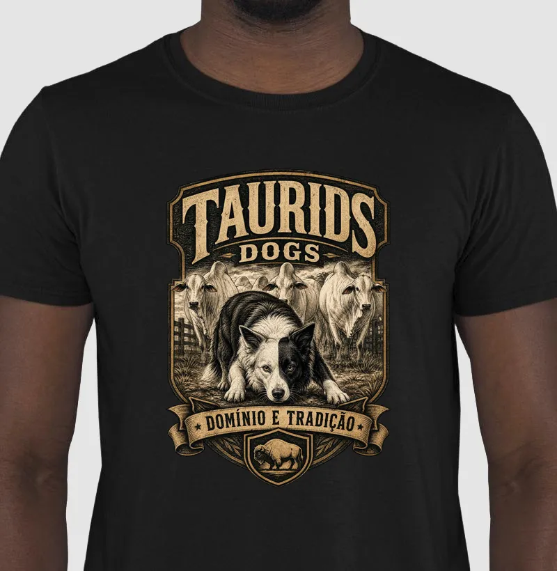 CAMISETA TAURIDS DOGS DOMINIO E TRADIÇÃO 