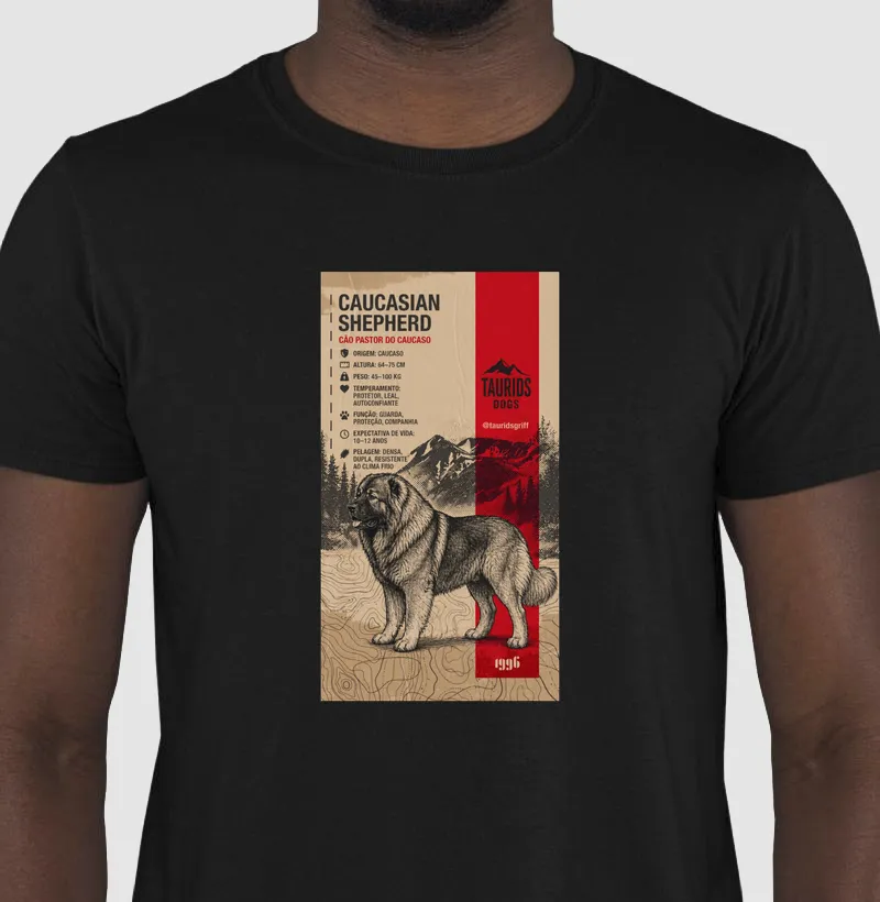CAMISETA TAURIDS RAÇAS CAUCASIAN
