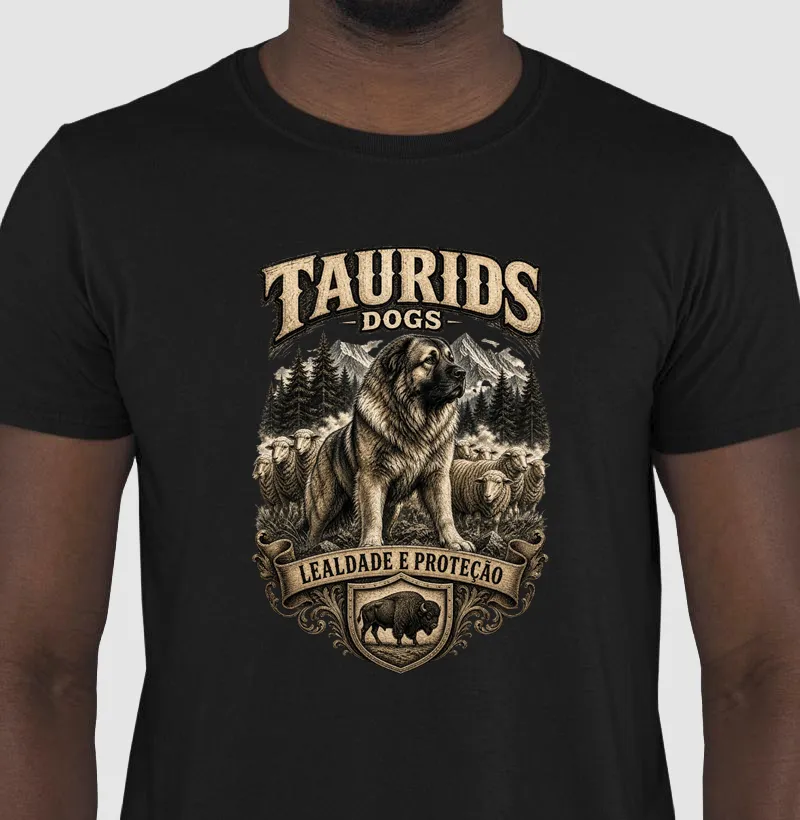 CAMISETA TAURIDS DOGS LEALDADE E PROTEÇÃO 