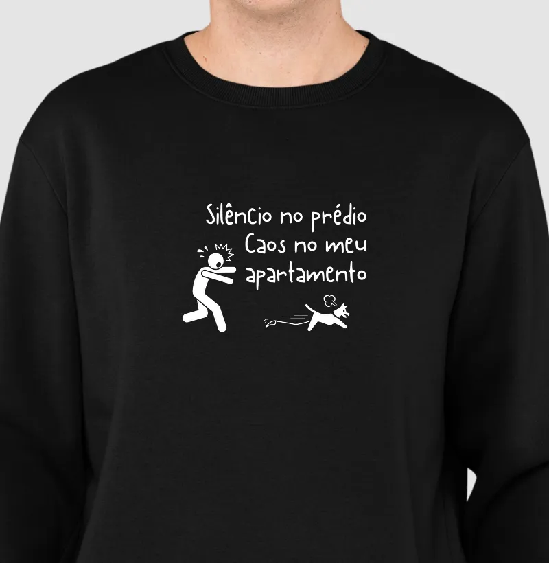 silencio no prédio, caos no meu apartamento 