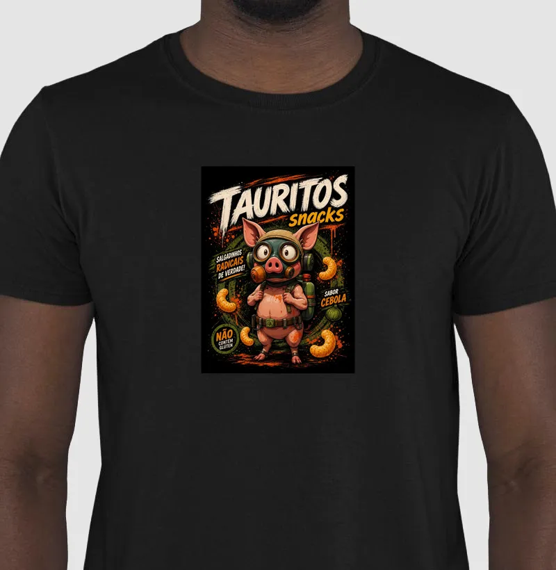 CAMISETA TAURITOS SNACKS PORCO