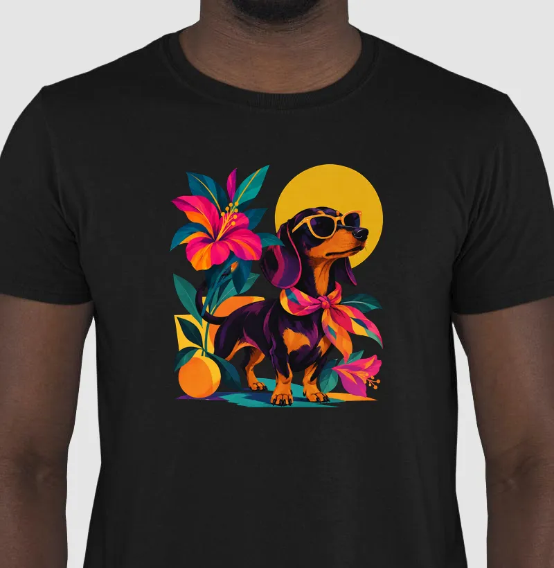 Dachshund Tropical Vibes
