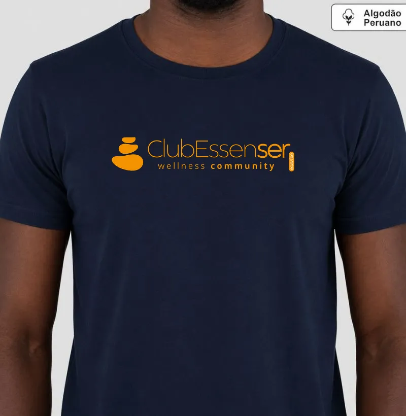 Camiseta Classic Azul com laranja Peruano