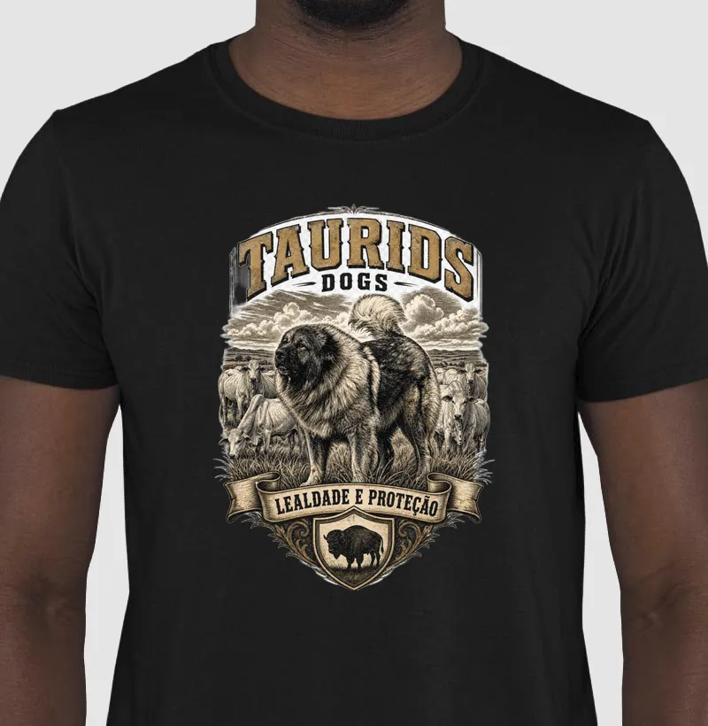 CAMISETA TAURIDS DOGS LEALDADE E PROTEÇÃO 