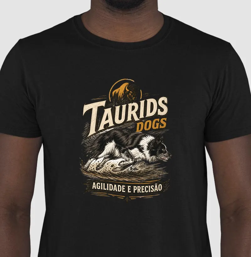 CAMISETA TAURIDS DOGS AGILIDADE E PRECISÃO 