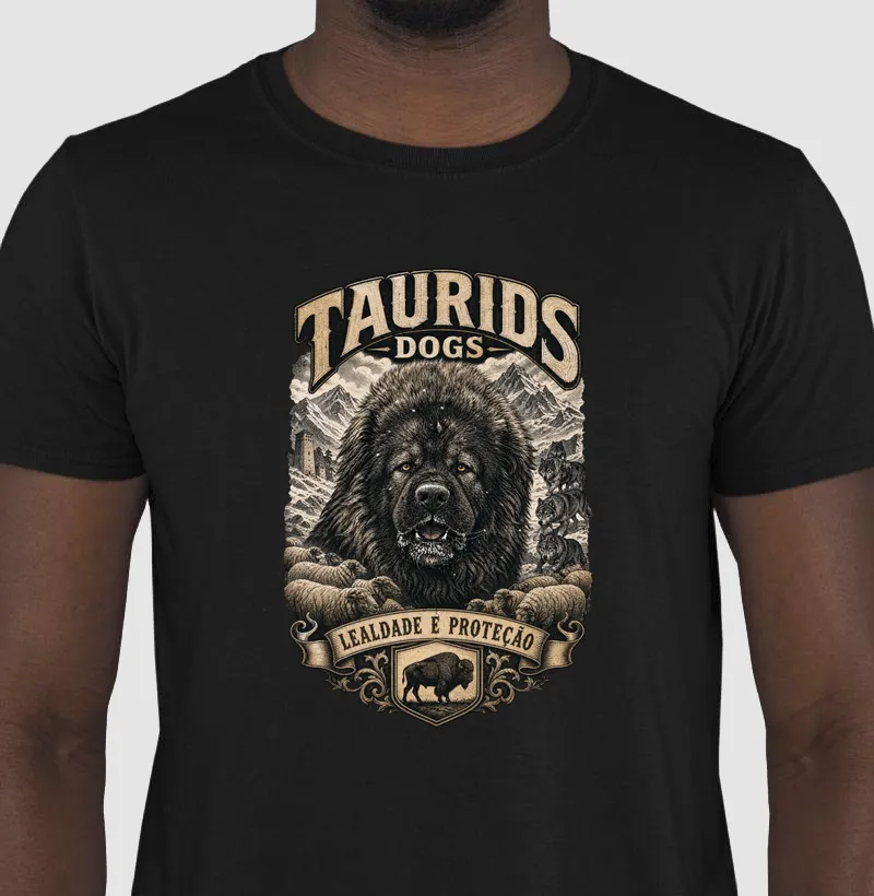 CAMISETA TAURIDS DOGS LEALDADE E PROTEÇÃO 