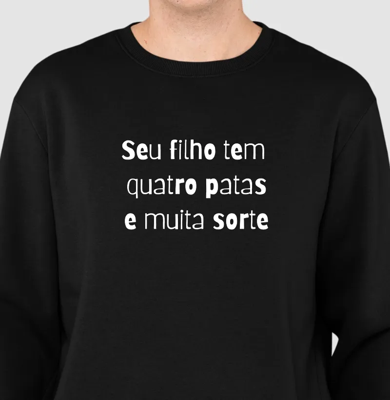 Seu filho tem 4 patas e muita sorte