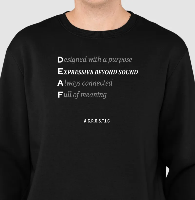 D.E.A.F | A.C.R.O.S.T.I.C