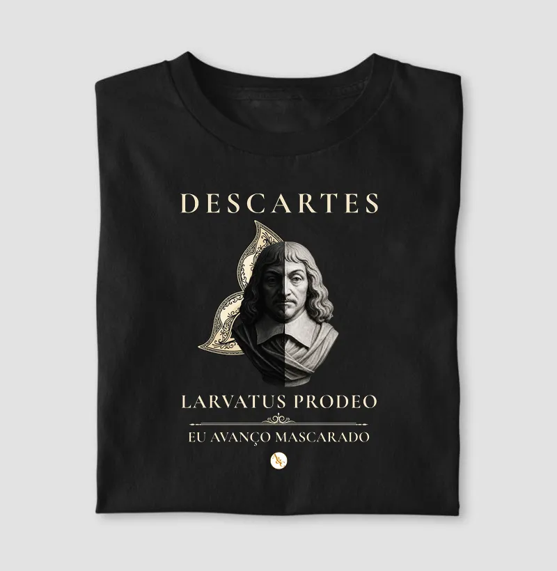 Camiseta A Máscara da Razão | Descartes