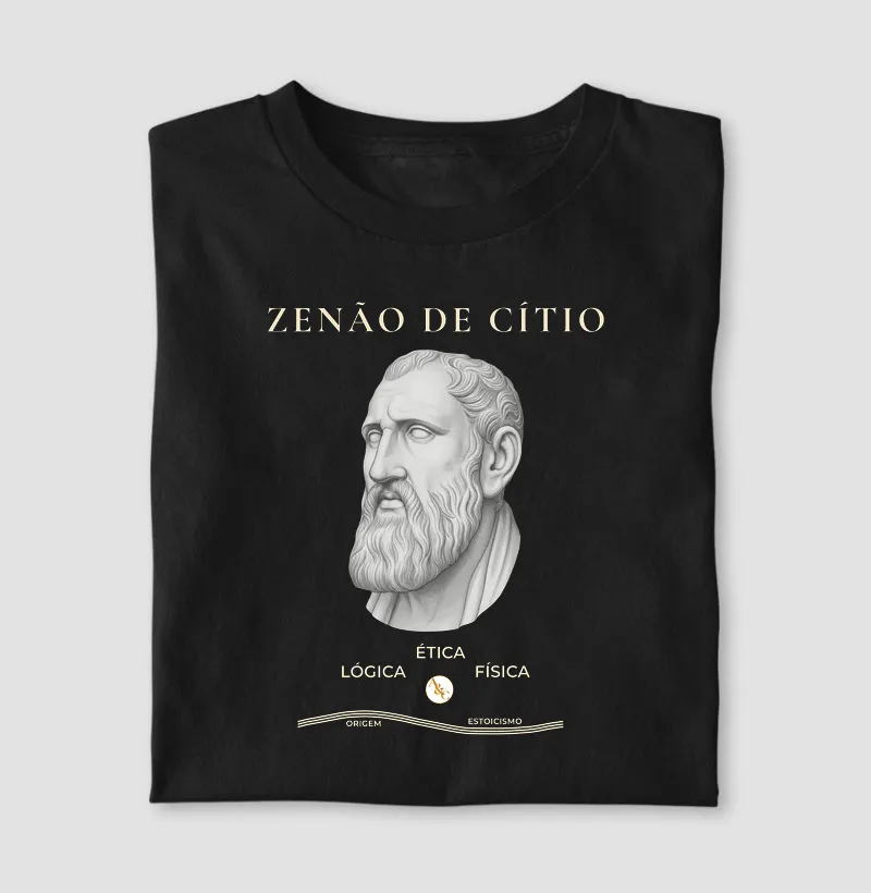Camiseta A Rocha de Cítio | O Legado do Estoicismo