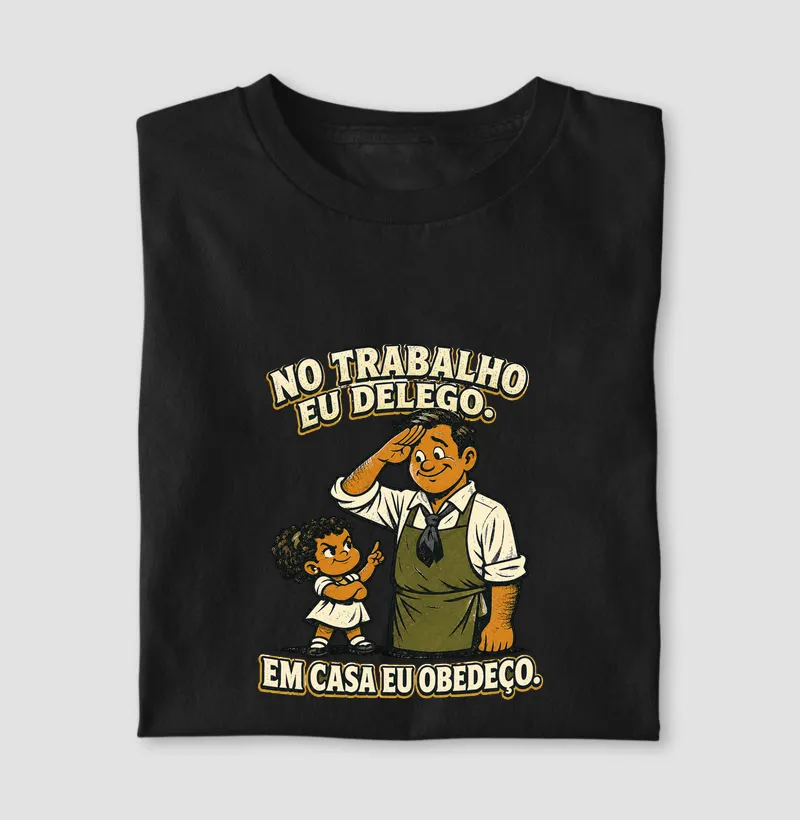 No trabalho eu delego
