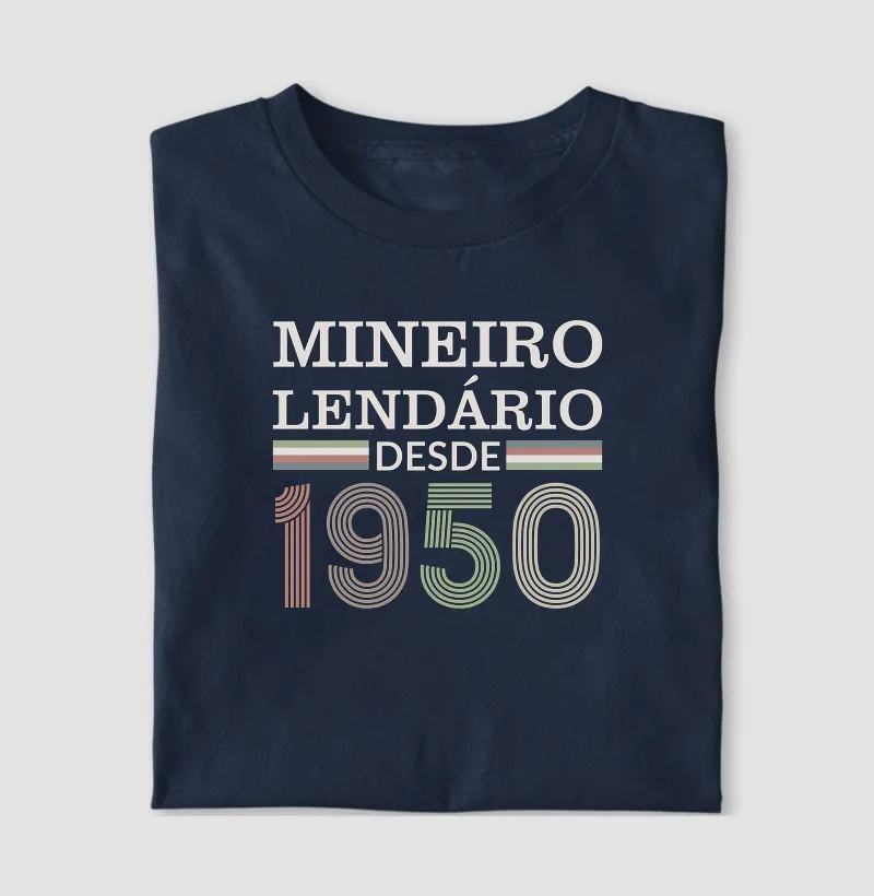 Camiseta Mineiro Lendário desde 1950 | Para personalizar 👉ANTES DA COMPRA👈 chame no WhatsApp - Camiseta