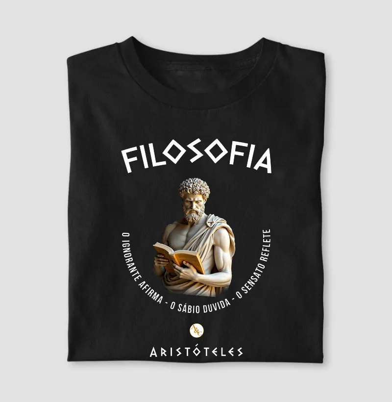 Camiseta Filosofia Aristóteles