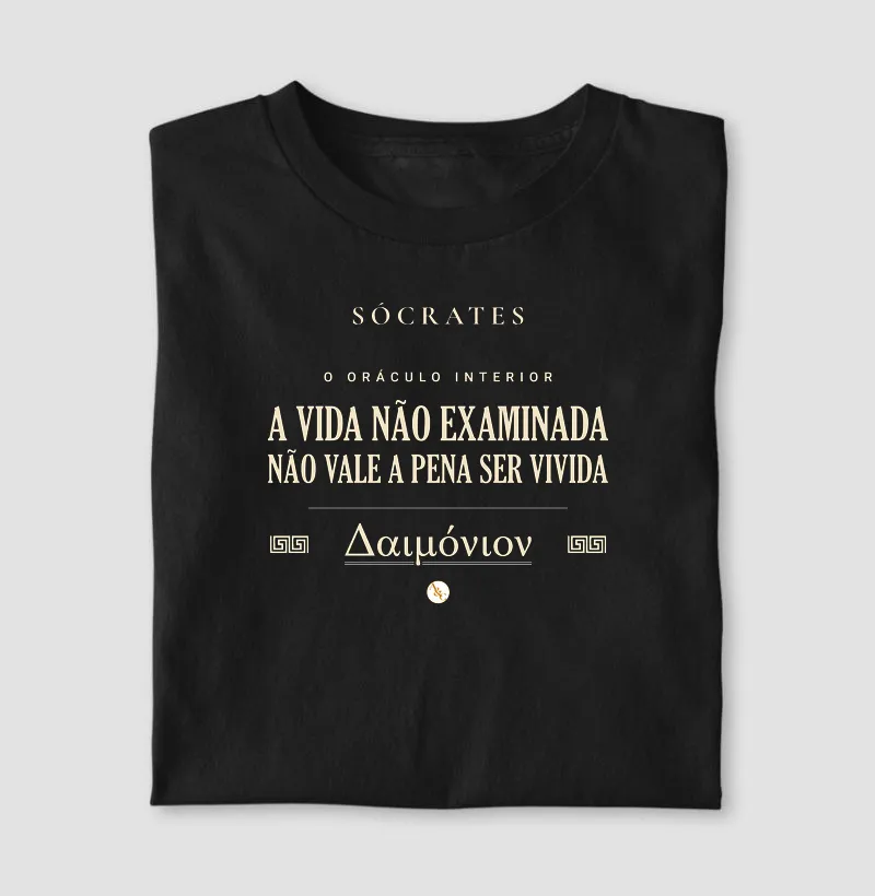 Camiseta Filosófica O Oráculo Interior | Sócrates
