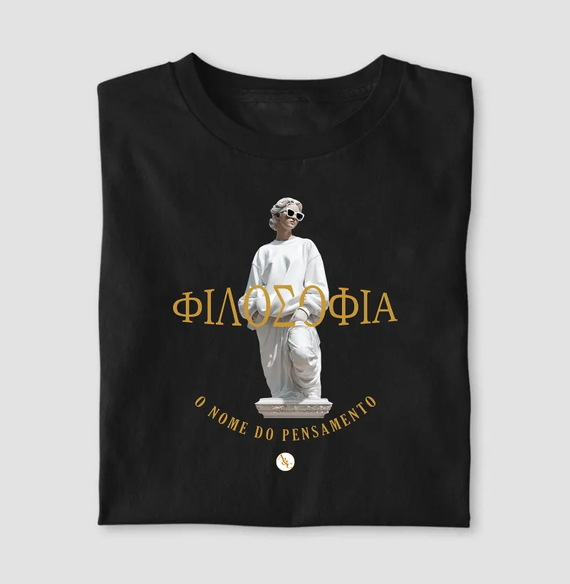 "O Nome do Pensamento" — Estampa Filosofia Grega & Streetwear