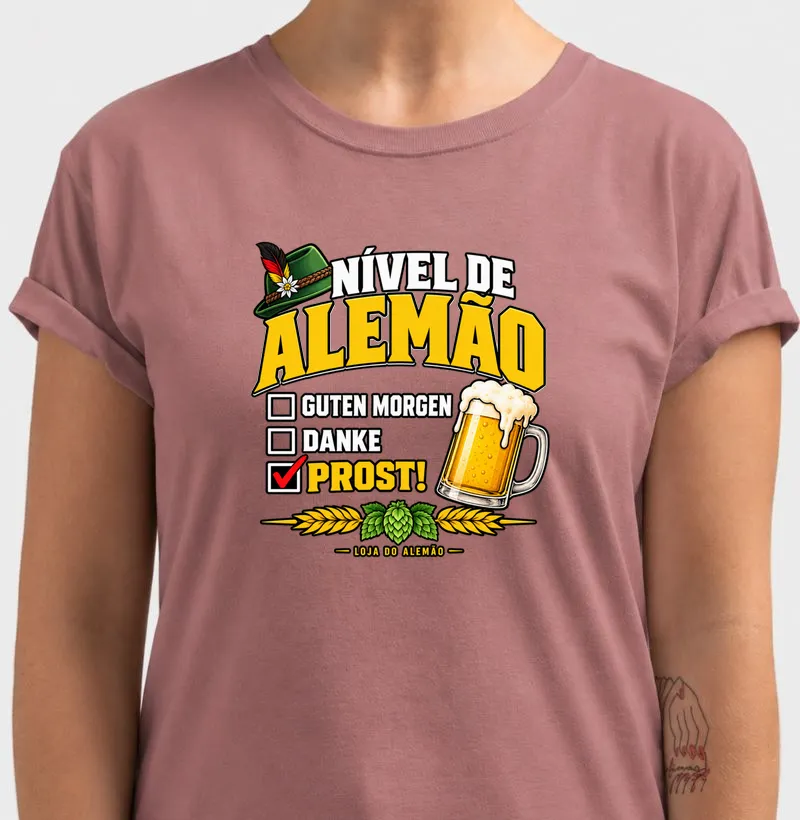 Nível de Alemão — Prost! - Camiseta