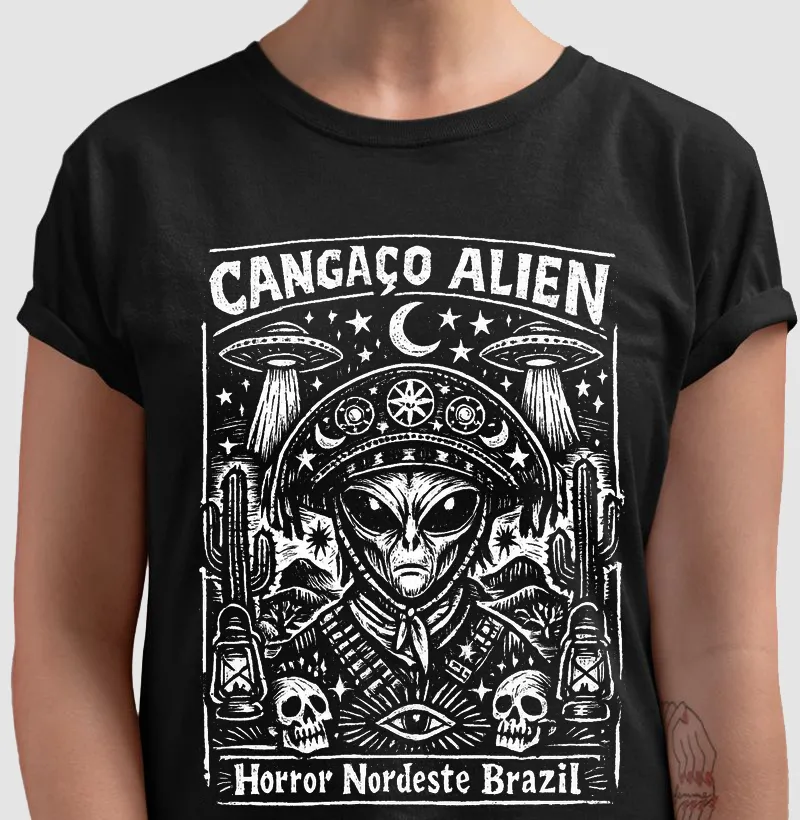 Camiseta Cangaço Alien