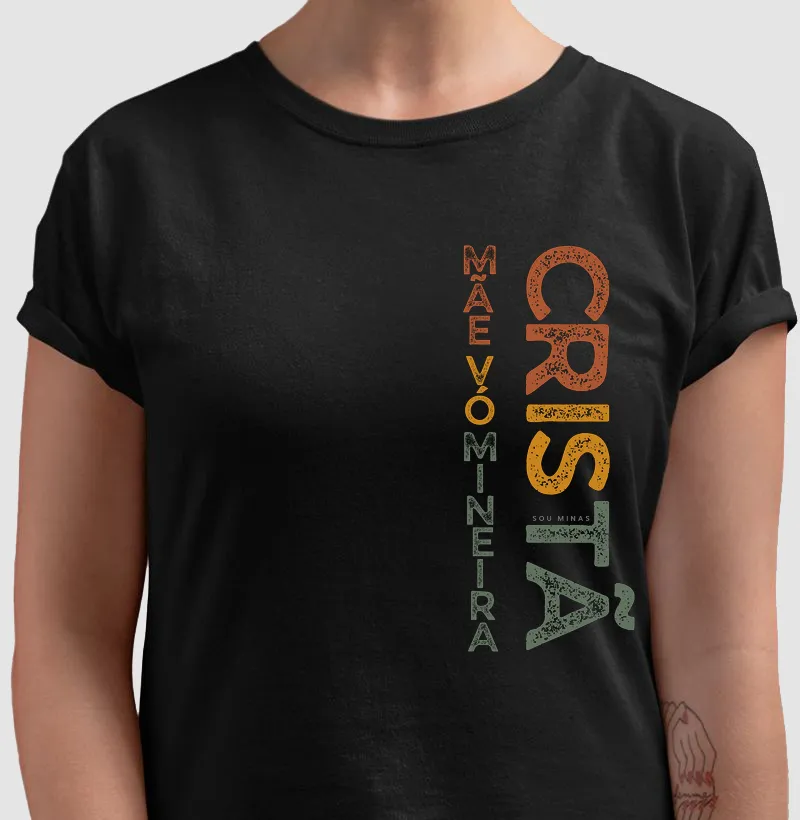 Camiseta Mãe, Vó, Mineira Cristã | Fé e Família