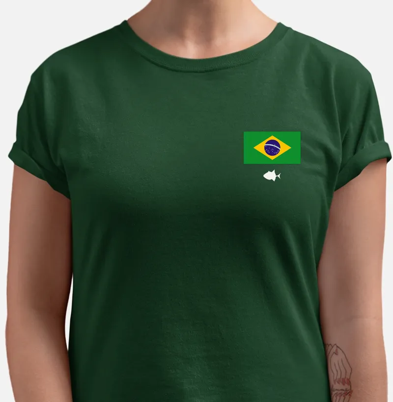 Bandeira Brasil Bolso - Feminina - #28646