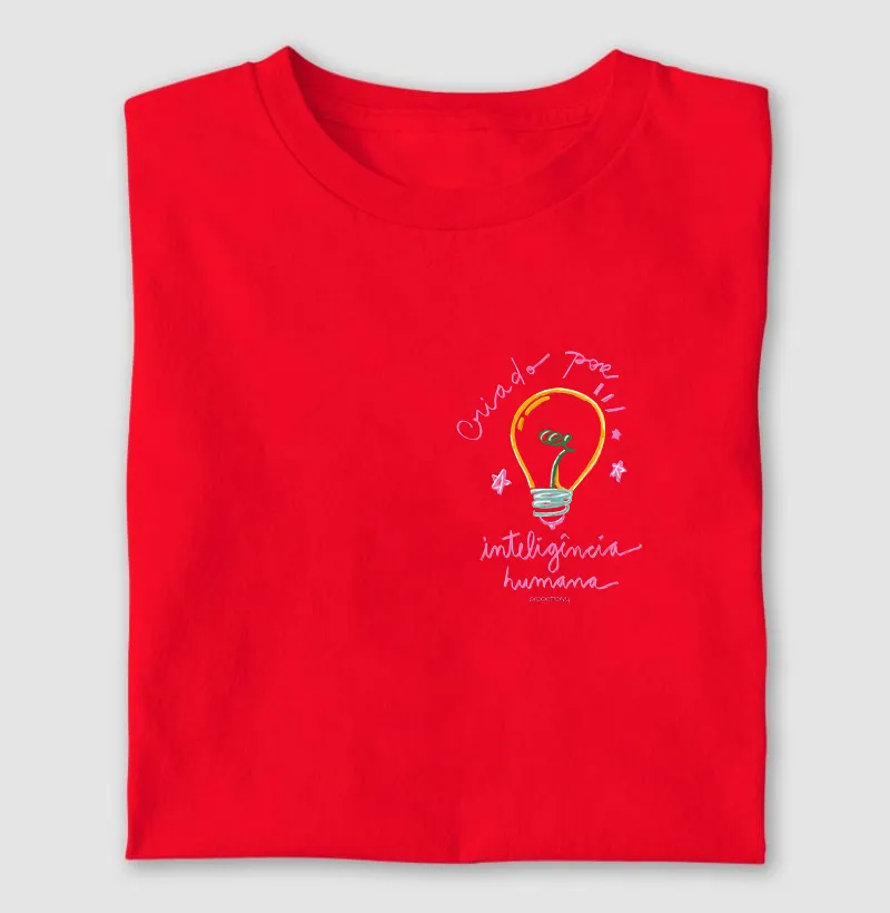 T shirt criado por inteligência humana