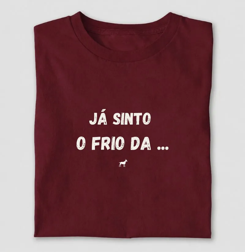 já sinto o frio  