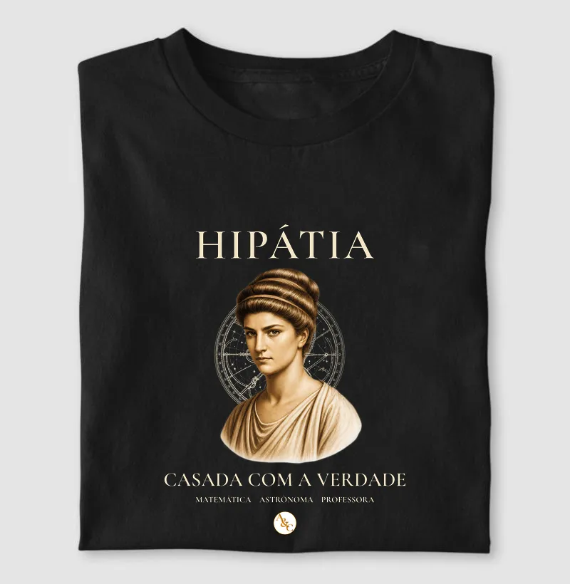 Camiseta Filosófica Luz de Alexandria | Arte & Compor