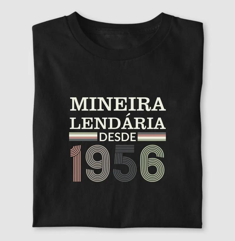 Camiseta Mineira Lendária desde 1956 | Para personalizar 👉ANTES DA COMPRA👈 chame no WhatsApp