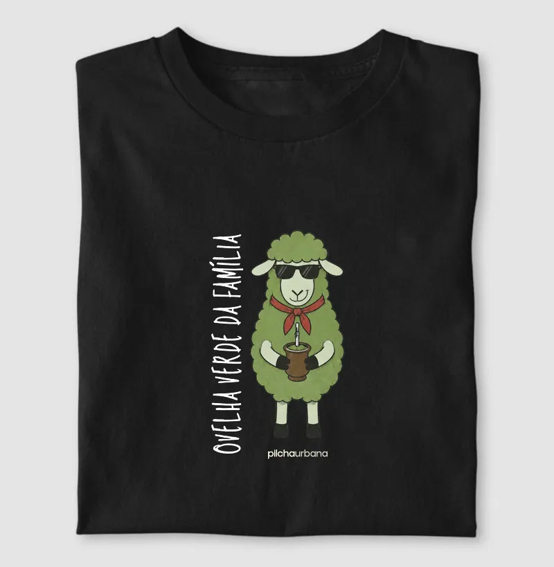 Ovelha verde da família - Camiseta