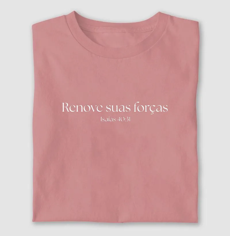 Renove suas forças
