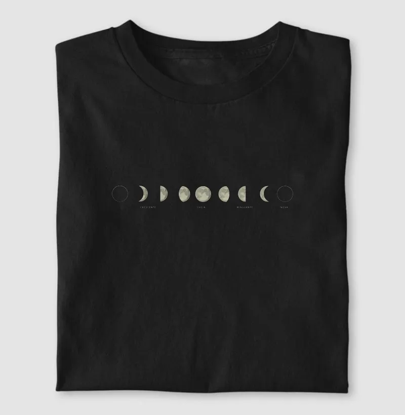 Camiseta Fases da Lua