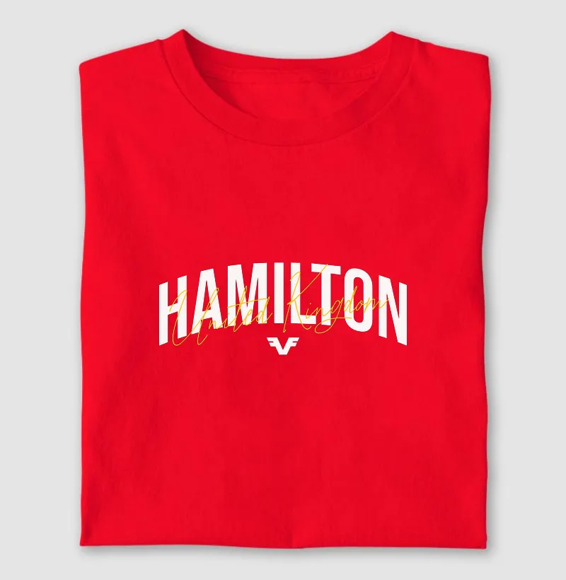 Hamilton Fãn Camiseta Unissex