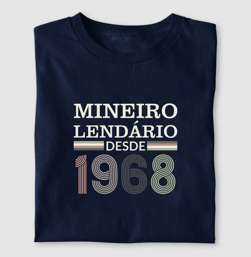 Camiseta Mineiro Lendário desde 1968 | Para personalizar 👉ANTES DA COMPRA👈 chame no WhatsApp