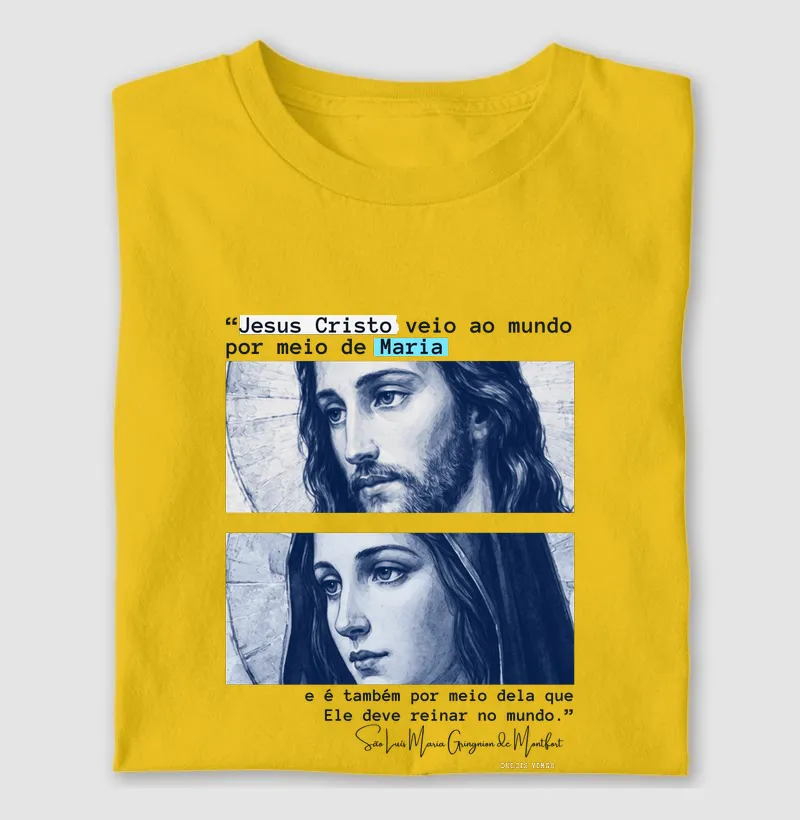 "Jesus veio ao mundo por meio de Maria" 